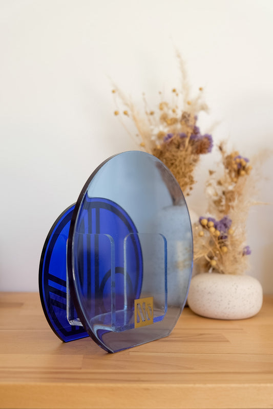 Vase Bulle Cobalt
