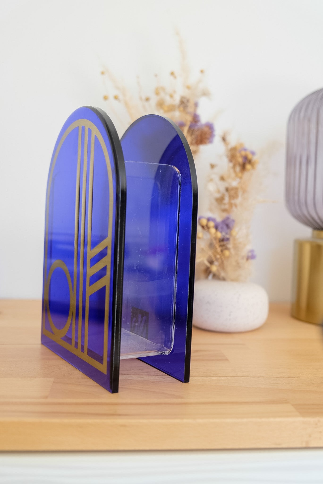 Vase Arche Bleu Cobalt
