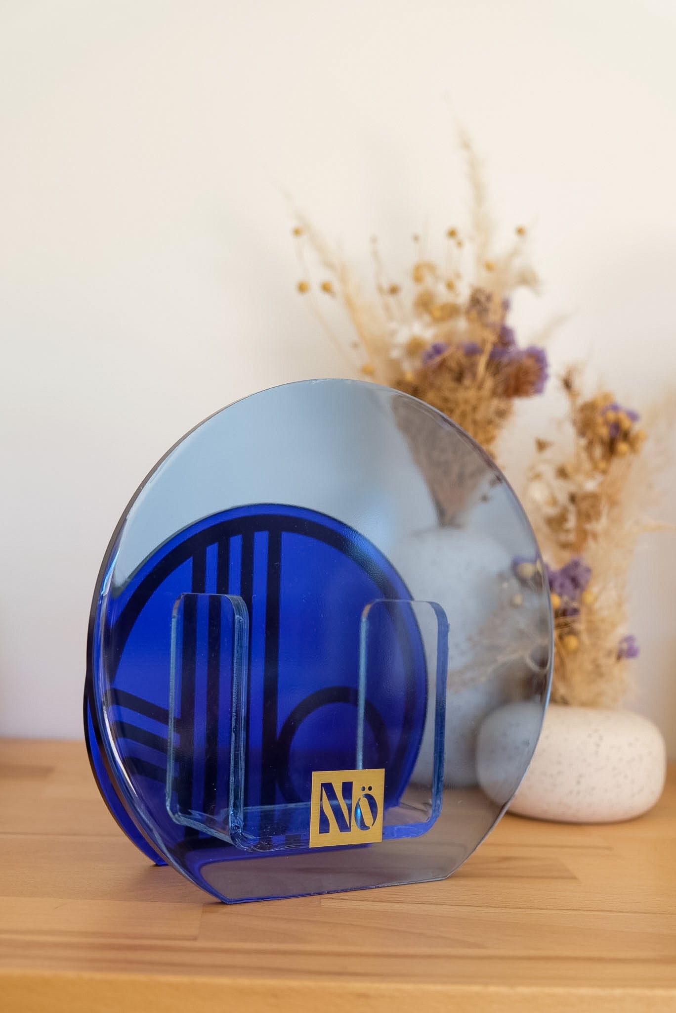 Vase Bulle Cobalt