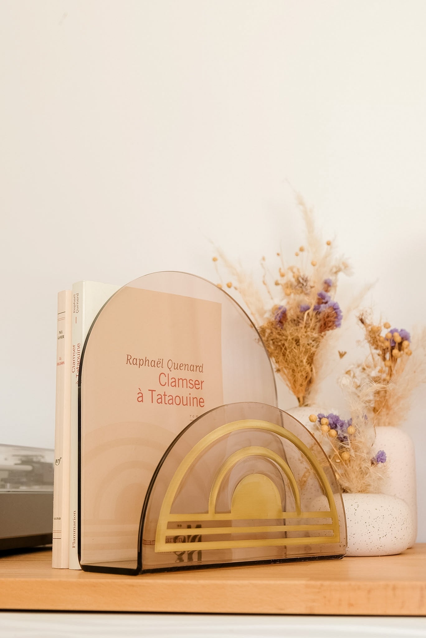 Serre-livres Brun
