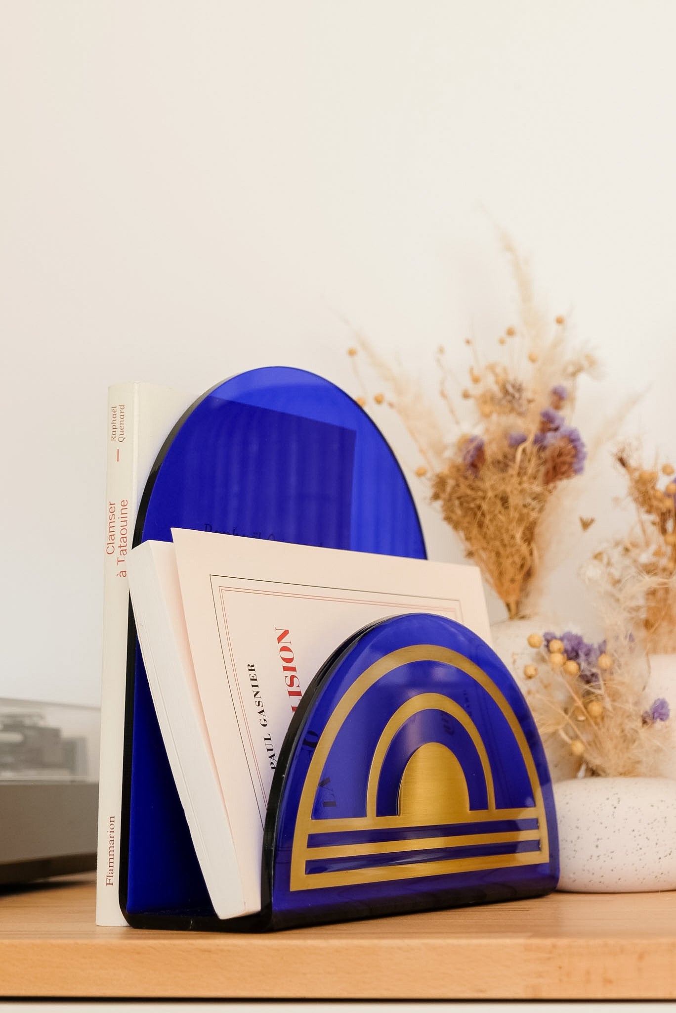 Serre-livres Cobalt