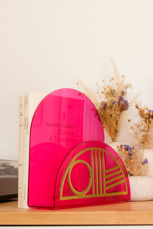Serre-livres Magenta