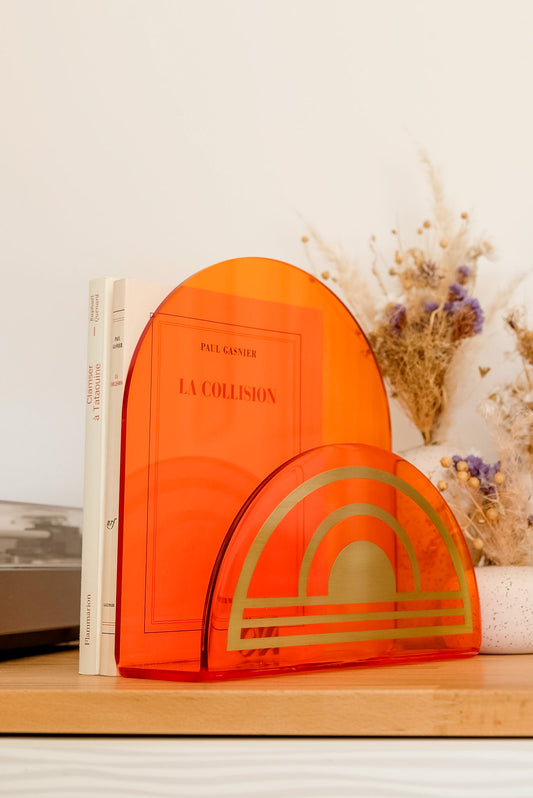Serre-livres Orange