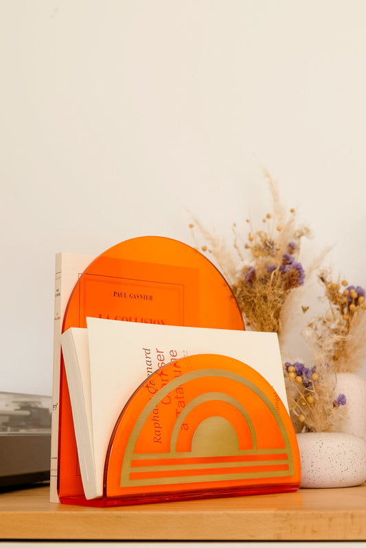 Serre-livres Orange